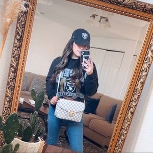 Checkered crossbody